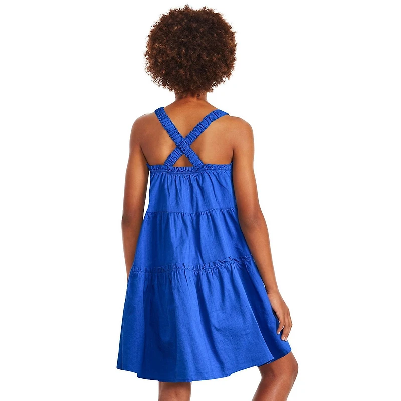 George Girls' Strappy Tiered Dress