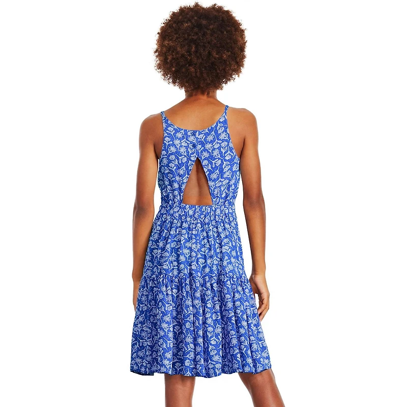 George Girls' Crinkled Halter Dress
