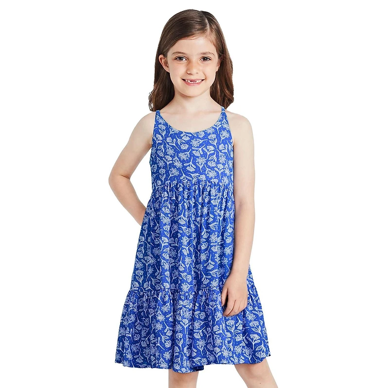 George Girls' Crinkled Halter Dress