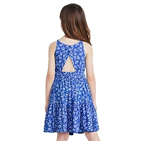 George Girls' Crinkled Halter Dress