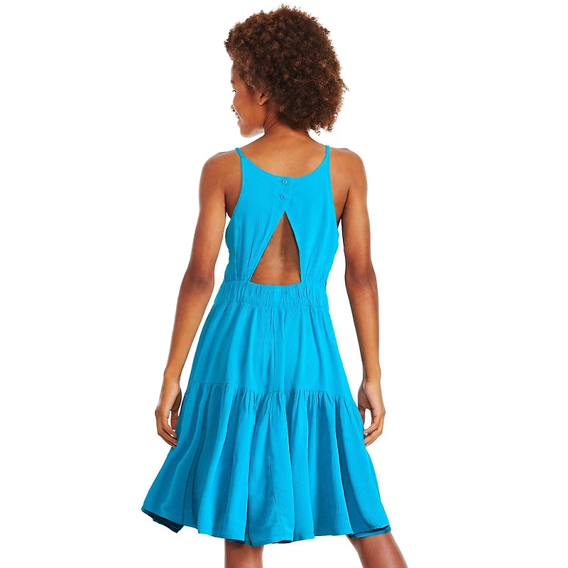 George Girls' Crinkled Halter Dress