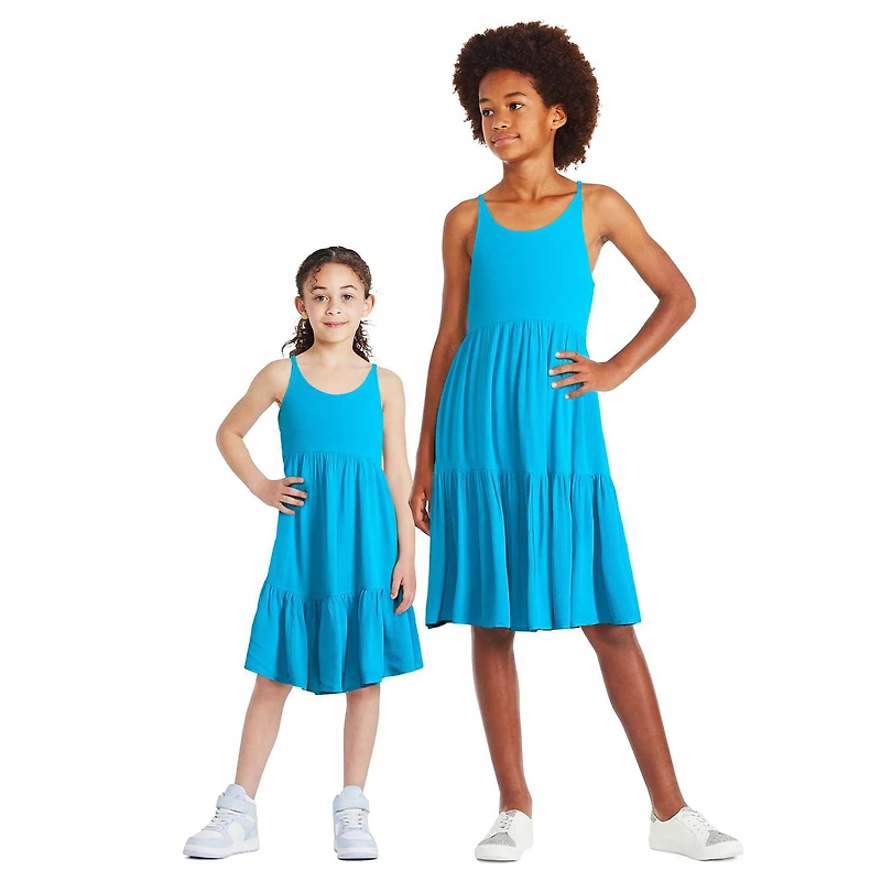George Girls' Crinkled Halter Dress