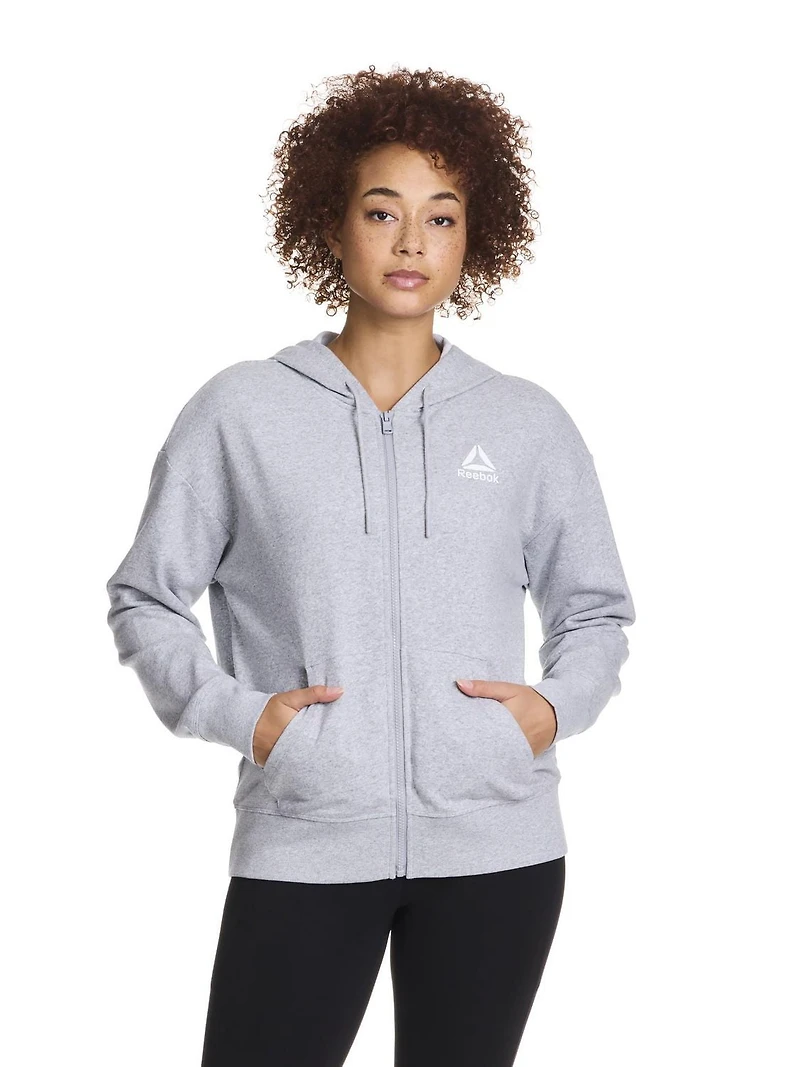 Reebok Women's Foundation Zip Front Hoodie, Sizes XS-2XL