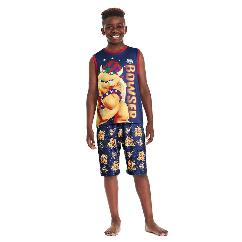 The Super Mario Galaxy Movie Boys' Two Piece Bowser Pajama Set