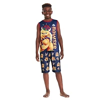 The Super Mario Galaxy Movie Boys' Two Piece Bowser Pajama Set