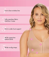 Exquisite Form #9601000 FULLY Seamless Full-Coverage Bra, Wire-Free