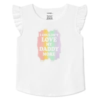 George Toddler Girls' Flutter Sleeve Tee