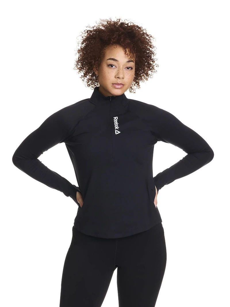 Reebok Women's On The Go Half Zip Jacket