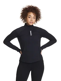 Reebok Women's On The Go Half Zip Jacket