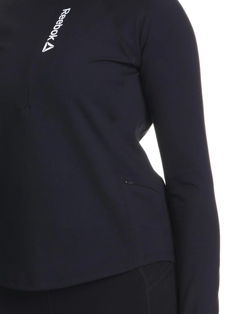 Reebok Women's On The Go Half Zip Jacket