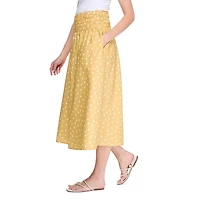George Women's Printed Poplin Maxi Skirt