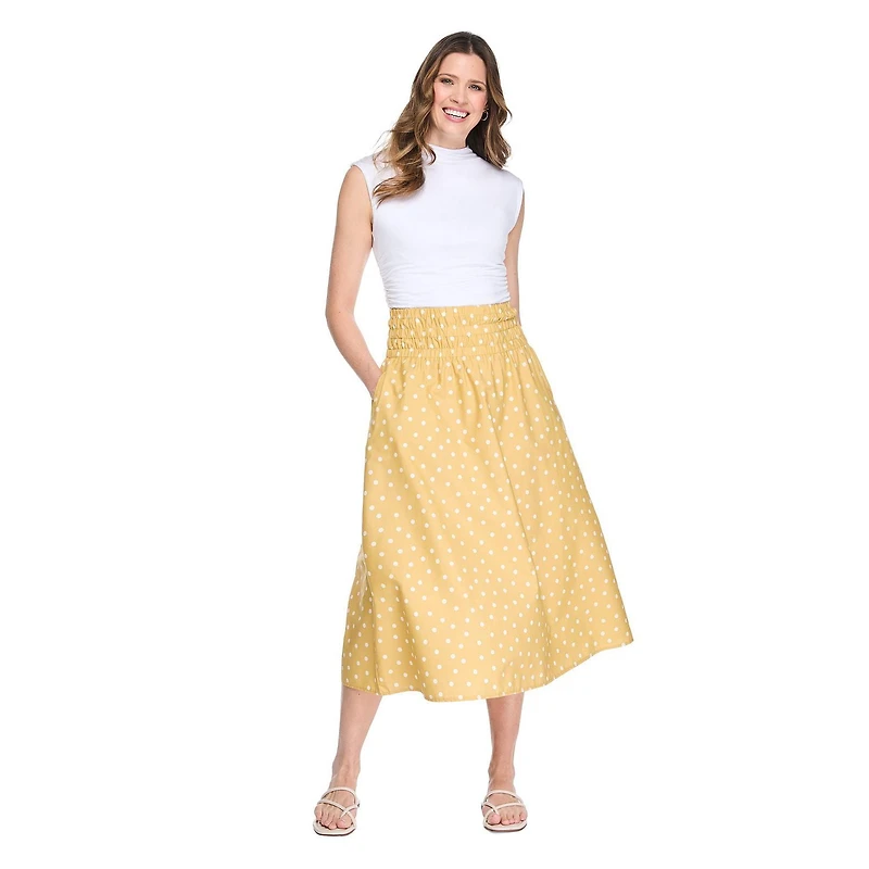 George Women's Printed Poplin Maxi Skirt