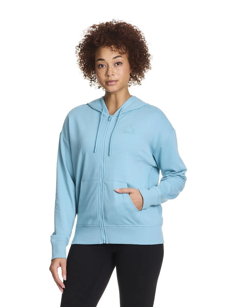 Sweat à capuche zippé pour femme Reebok Foundation Tailles XS-2XL