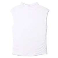 George Women's Funnel-Neck Side Ruched Top