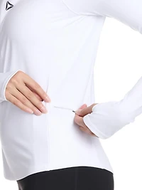 Reebok Women's On The Go Half Zip Jacket