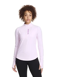 Reebok On The Go Veste demi-zippée pour femme Tailles XS-2XL
