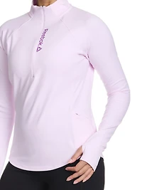 Reebok On The Go Veste demi-zippée pour femme Tailles XS-2XL