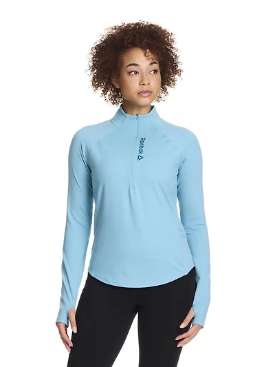 Reebok On The Go Veste demi-zippée pour femme