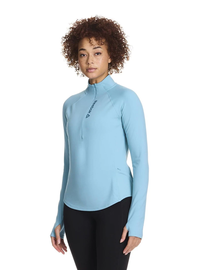 Reebok On The Go Veste demi-zippée pour femme