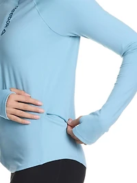 Reebok On The Go Veste demi-zippée pour femme