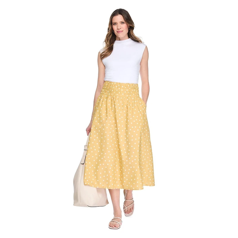 George Women's Funnel-Neck Side Ruched Top