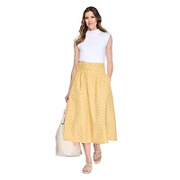 George Women's Funnel-Neck Side Ruched Top