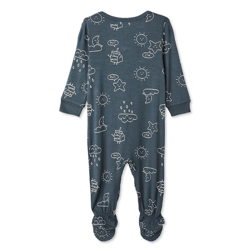 Grenouillère à fermeture éclair bidirectionnelle George pour bébés garçons