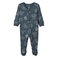 Grenouillère à fermeture éclair bidirectionnelle George pour bébés garçons