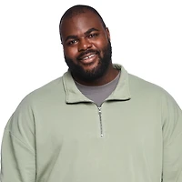 George Big Men's Quarter Zip Sweatshirt