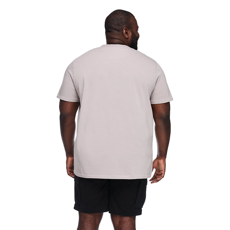 George Big Men's Washed Henley T-Shirt