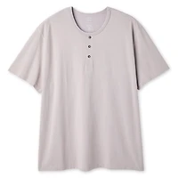 George Big Men's Washed Henley T-Shirt