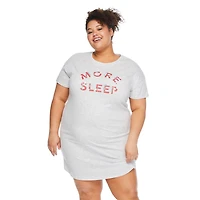 George Women's Plus Crew Neckline Nightshirt