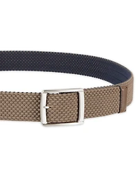 Ceinture réversible tressée en tissu extensible pour hommes de 35 mm Work to Weekend Haggar