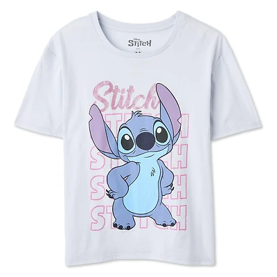 Disney Girls' Stitch Graphic T-Shirt