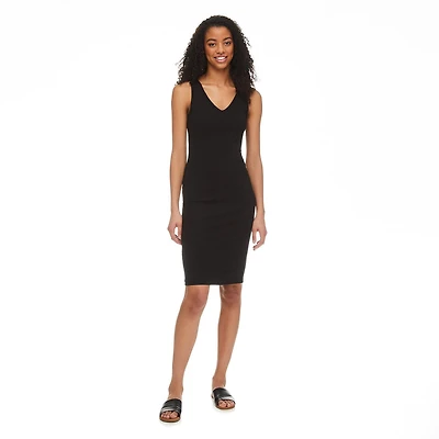 No Boundaries Women's Midi Bodycon Dress