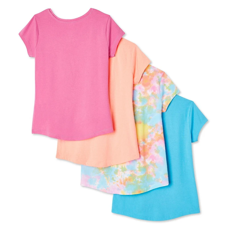 Lot de 4 t-shirts à manches courtes George pour filles