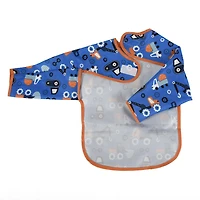 Bavoirs pour bébé George Baby, résistants à l'eau, lavables, résistants aux taches et aux odeurs, lot de 3 comprenant 1 bavoir surdimensionné pour plus de couverture, camions