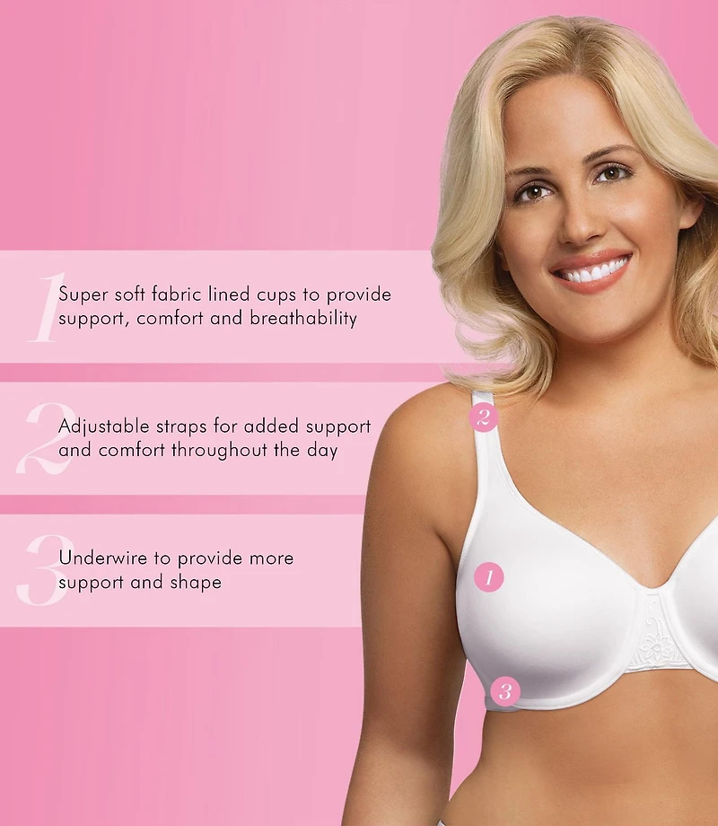 Exquisite Form #9675094 FULLY Soft Cup Full-Coverage Bra, Underwire