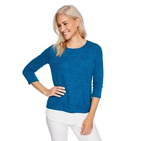 Haut trompe-l'œil en hacci Penmans pour femmes