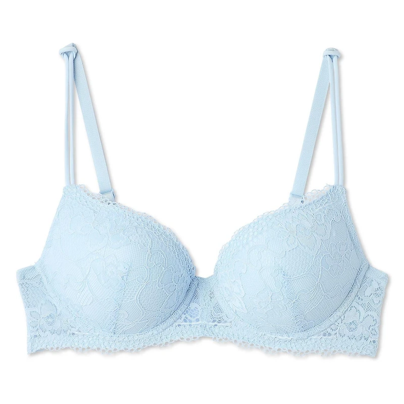 Soutien-gorge pigeonnant avec dentelle George pour femmes