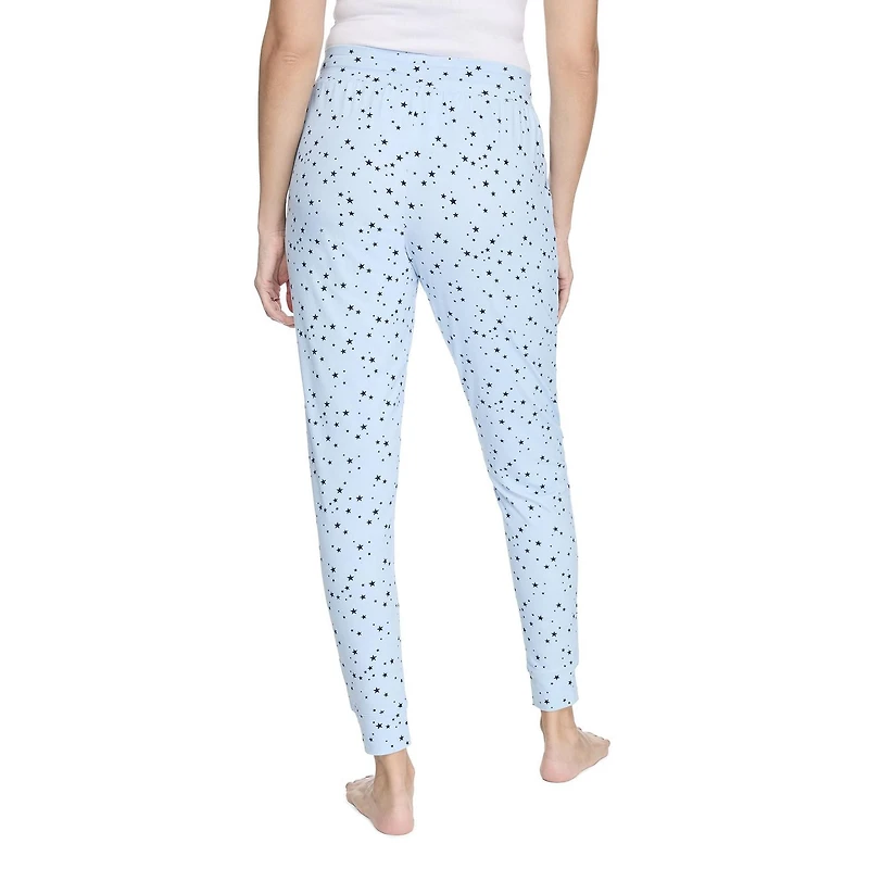 Jogger de nuit à effet peau pêche George pour femmes