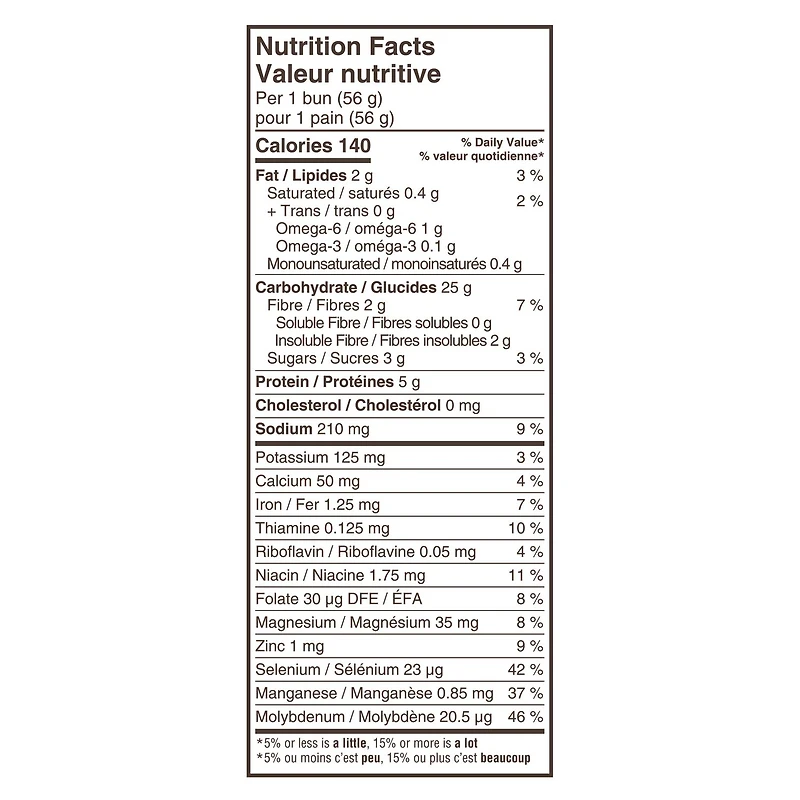 Dempster's® Original 100% Whole Wheat Hot Dog Buns