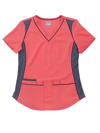 Scrubstar Women's Premium Collection Active V-Neck Scrub Top