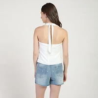 Bloom Girl, Button Front Halter Top