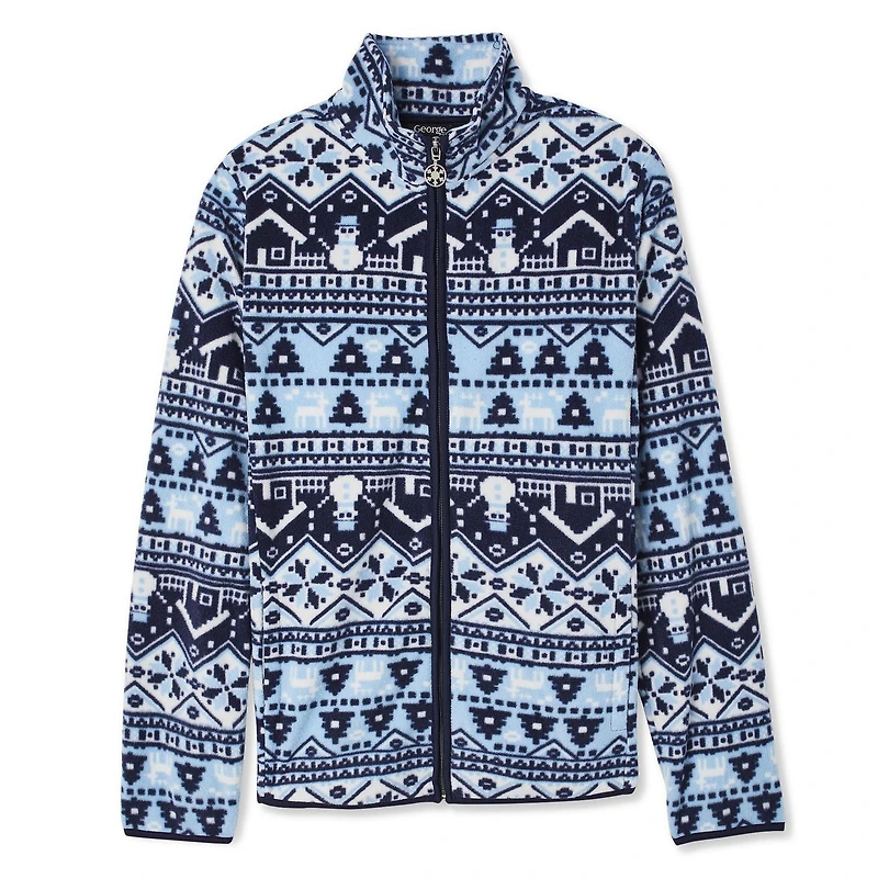 George Women's Long Sleeve All-Over Print Fleece