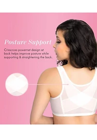 Exquisite Form #9600565 FULLY Soutien-gorge de posture à couverture complète, sans armature, fermeture sur le devant, dentelle