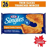 Kraft Singles Original Process Cheese Product Thin Slices, 26 ct Pack