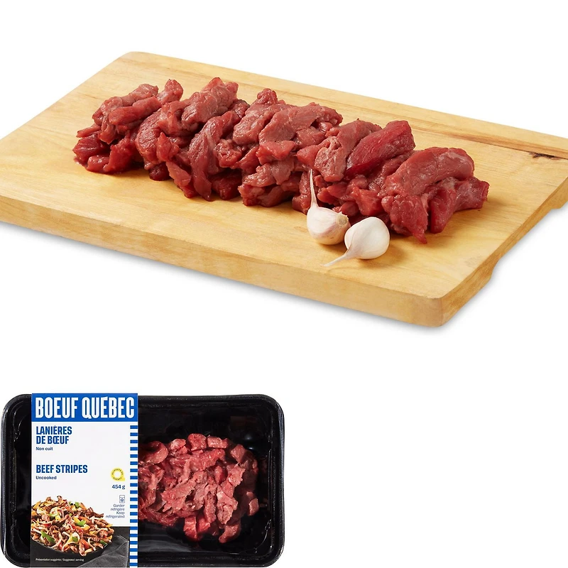 Lanières de bœuf Bœuf Québec