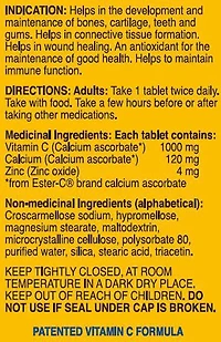 Ester-C Vitamin C Coated Tablets