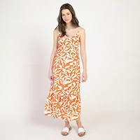 Bloom Girl, Drawstring Detail Maxi Dress